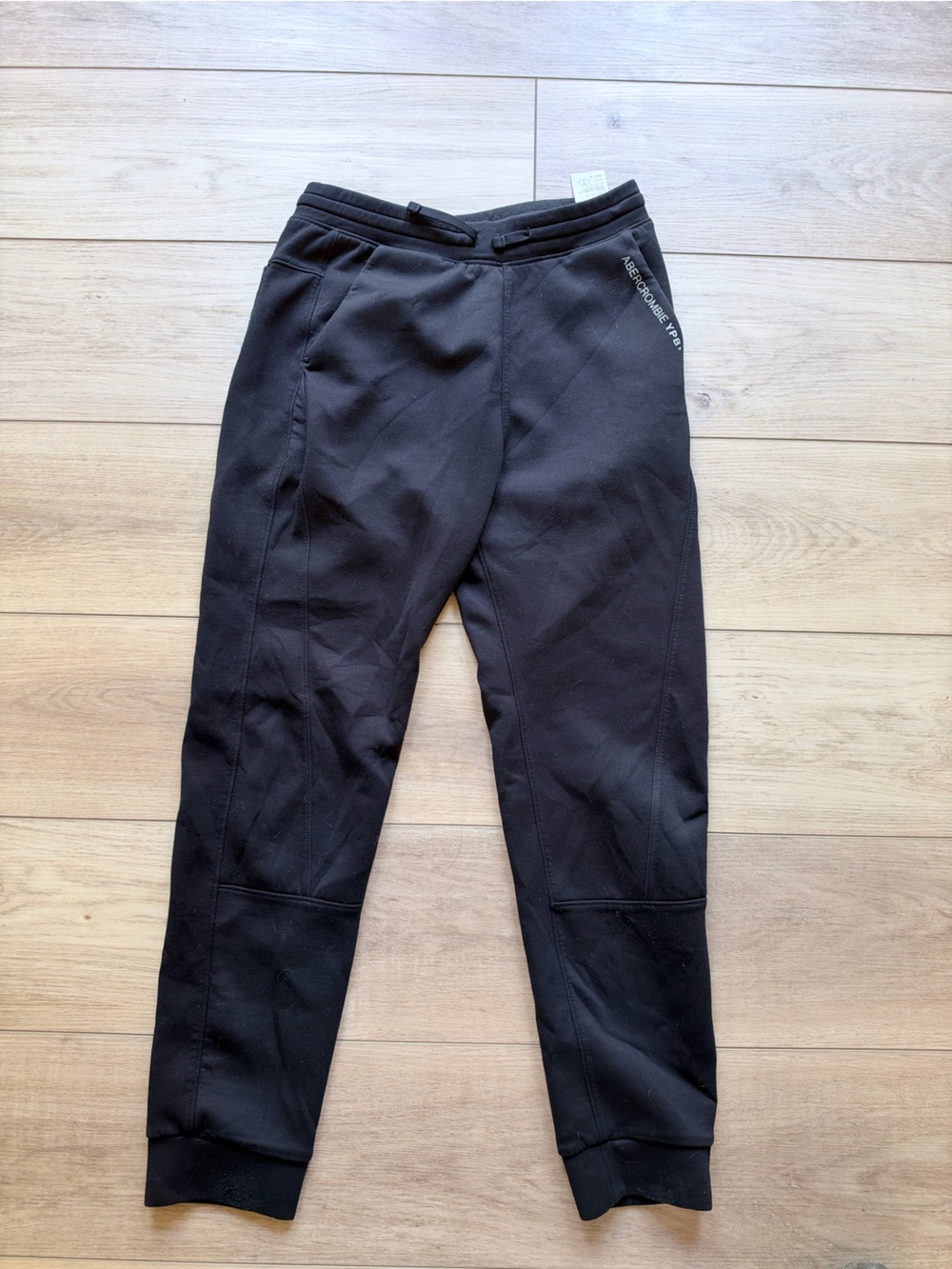 abercrombie kids Black Tapered Jogger YPB Sweatpants